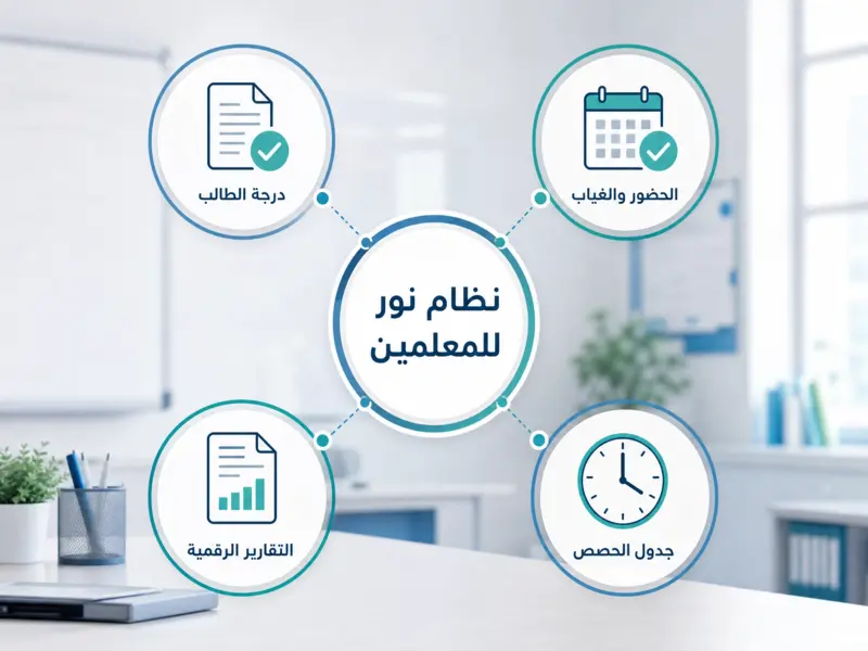 أهم الخدمات التعليمية المتاحة في نظام نور للمعلمين