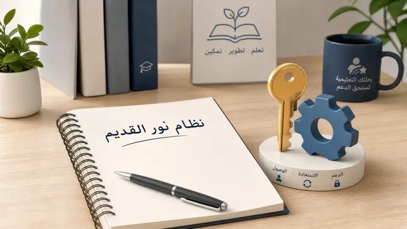 حل مشكلات الدخول واستعادة كلمة المرور في نظام نور القديم