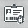 أيقونة تسجيل الدخول برقم الهوية لنظام نور: بطاقة هوية، رقم هوية، رمز شريطي، وصول بالتعريف.